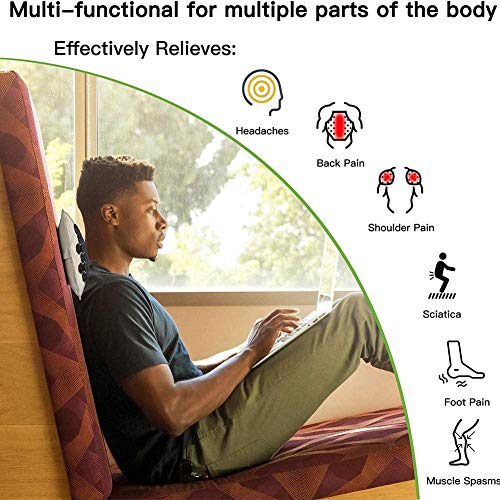 XZPZ La acupresión Mat Flores, Lotus Pad Masaje Alivia la Espalda y Cuello, relaja los músculos, Reduce el insomnio, Adaptado a los Adultos contra la presión del colchón