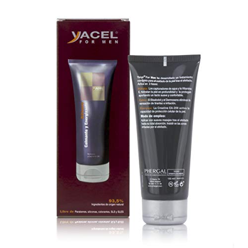 Yacel for Men Bálsamo Calmante y Energizante, Revitaliza e Hidrata Piel 100ml