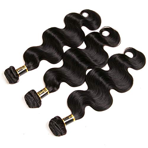 Yavida Extensiones de Cabello Natural 8A Extensiones de Pelo Ondulado Natural Pelo Humano Natural Brasileño 300g Colore Naturale 10 12 14 Pollici