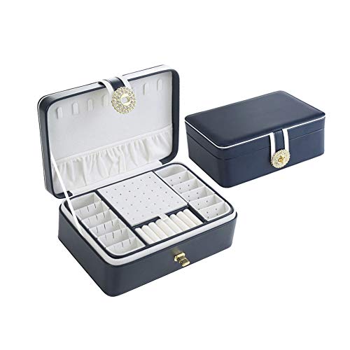 YCHSG Joyero, Caja de Almacenamiento de Maquillaje, Caja de Almacenamiento portátil de Gran Capacidad, Adecuado para Dormitorio, Viajes, Escuela