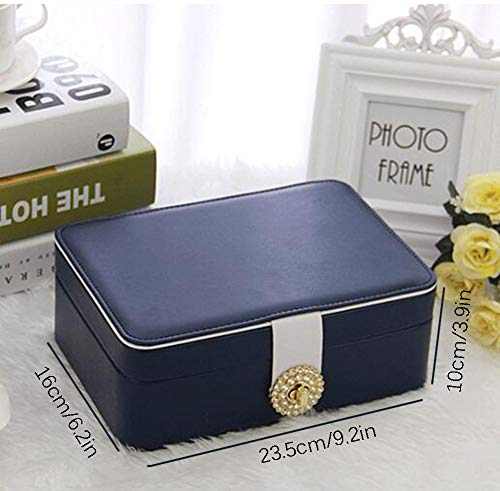 YCHSG Joyero, Caja de Almacenamiento de Maquillaje, Caja de Almacenamiento portátil de Gran Capacidad, Adecuado para Dormitorio, Viajes, Escuela