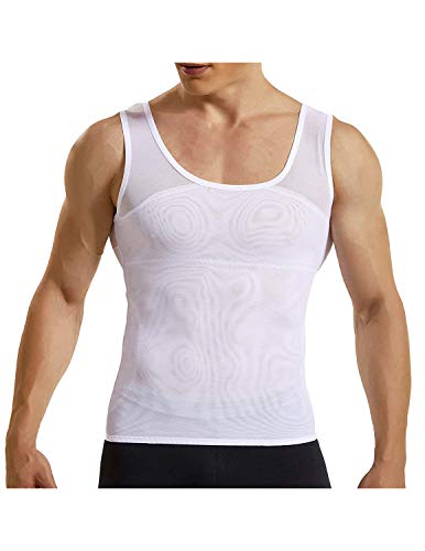 YCUEUST Hombre Camiseta Tirantes Faja Reductora Chaleco Ropa Interior