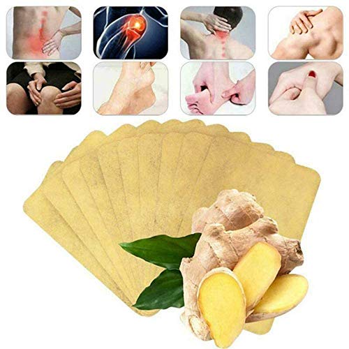 YDKJ Linfático Detox Curación Jengibre Patch, para Aliviar El Cuello, El Abdomen, Cara, Rodillas, Pies, Espalda, Hombros, Cintura, Aliviar El Dolor Y Mejorar El Sueño,100 Pieces