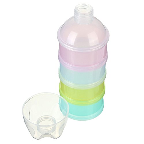 YeahiBaby Dispensadores de leche en polvo para viajes de campamento