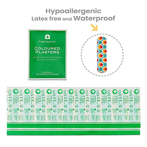 Yellodoor Kit De Primeros Auxilios para Viajes Mini-Viaje. Incluye Tijeras, Gel de Quemaduras, Yeso Impermeable, Guantes Médicos, Toallitas Antisépticas y Cinta Quirúrgica. para el Hogar 100% Vegano