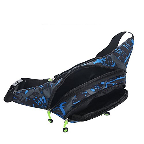 Yesmile Riñonera de Unisex Deportes al aire libre Casual Camuflado Paquete de cintura Bicicleta Ciclismo de Estilo Popular