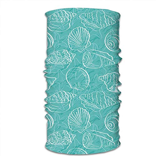 Yeuss - Pañuelo de tela japonesa con diseño tradicional oriental con ondas de espuma de agua, diademas para deportes al aire libre, diademas de motocicleta para ciclismo