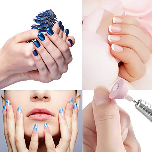 Y.F.M Juego de Taladro de uñas Portátil, Taladro de uñas Eléctrico, Kit de Lima de uñas Profesional para uñas Acrílicas, Esmalte de Gel, Manicura y Pedicura