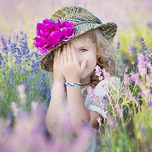 YHmall 12 Pulsera Antimosquitos, Totalmente Natural, Libre de DEET, No Tóxico, Resistente al Agua y Parches Antimosquitos para Niños, Adultos