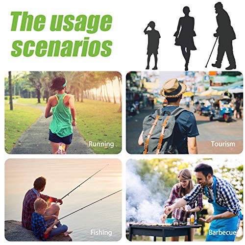 YHmall 12 Pulsera Antimosquitos, Totalmente Natural, Libre de DEET, No Tóxico, Resistente al Agua y Parches Antimosquitos para Niños, Adultos