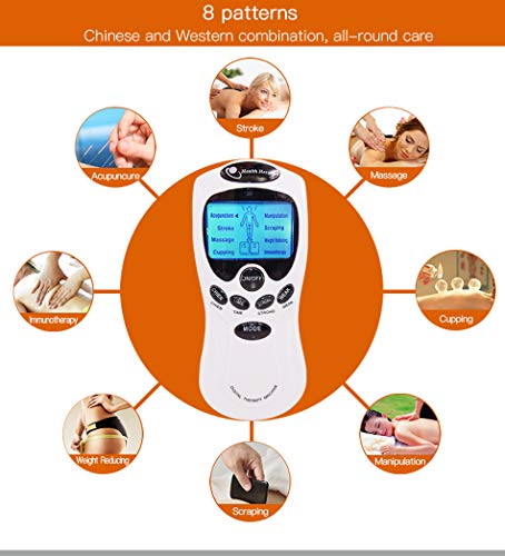 YHML Máquina de Terapia Digital con Masaje Corporal Muscular acupuntura 8 Partes Espalda Cuello y pie Cuidado piernas,aliviar rigidez del Hombro,parálisis nerviosa,Neuralgia,Dolor de Pantorrilla
