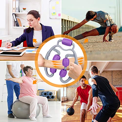 yidenguk Rodillo de Masaje, 360 ° 3D Espuma del músculo del Massager del Rodillo, de Las Celulitis con Doble texturización de Masaje de Cuerpo Completo masajeador para el antebrazo