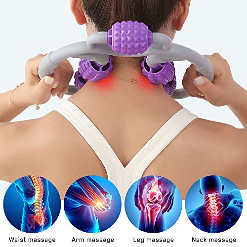 yidenguk Rodillo de Masaje, 360 ° 3D Espuma del músculo del Massager del Rodillo, de Las Celulitis con Doble texturización de Masaje de Cuerpo Completo masajeador para el antebrazo