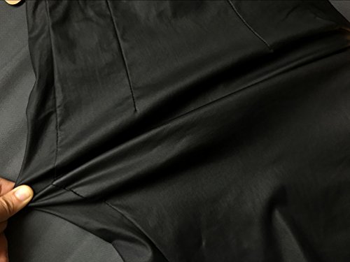 YiLianDa Mujeres Faldas Cortas Elástico Imitación Piel Atractiva Cintura Alta De Cadera Mini Bodycon Corto 38