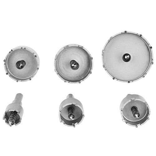YILONG 6pcs 22mm / 30 millimetri / 35mm / 45 millimetri / 50mm / 65 millimetri Drill Disco lega bit impostati Foro ha veduto per Acciaio inossidabile lega di Metallo Foratura