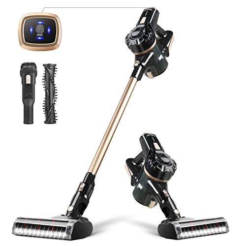 YISSVIC Aspiradora de Mano Sin Cable Aspirador Escoba Inalámbrica 10KPa Capacidad 1L Batería Recargable 2200mAh