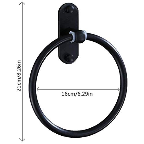 Yiyu Estante de Toalla sin perforación, bastidores de Toallas, la perforación Nunca más, Cuarto de baño toallero Sin perforación, Anillo de Toalla, bastidores de Toallas Adhesivo, toalleros x