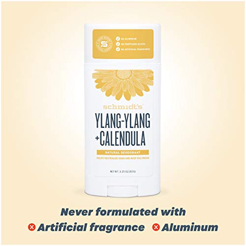 Ylang-Ylang + Caléndula, 2,65 oz (92 g) - Desodorante de Schmidt