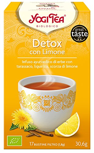 Yogi Tea Infusión de Hierbas Détox con Limón - 17 bolsitas