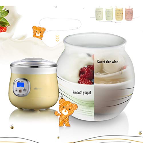 Yogurtera [para Hacer Yogur/Vino/Kimchi/natto Casero, Etc,20 W] Fermentación A Una Temperatura Constante De 360 ​​Grados