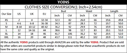 Yoins - Minifalda Kawaii para mujer, corte en A, estilo skater Punto de color negro. XL