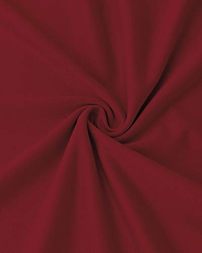 YOINS Mujeres Camisetas sin Mangas Camisas Elegante Blusa Casual Chaleco de Verano Playa Camiseta para Mujere Cuello V Top Vino Tinto S/EU36-38