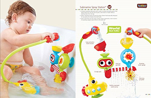 Yookidoo- Submarino baño 39x28, Multicolor (40139)