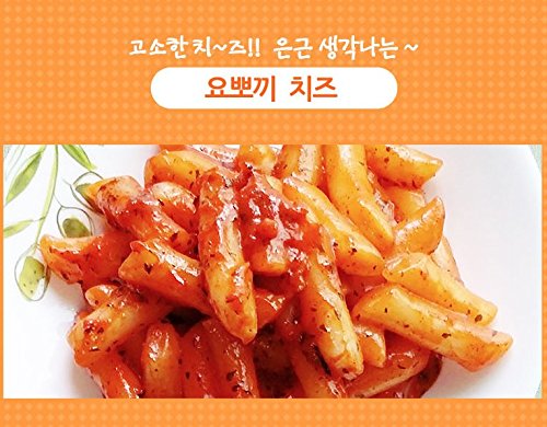 Yopokki Arroz Coreano preparado pastel paquete instantáneo (1 paquete, queso)