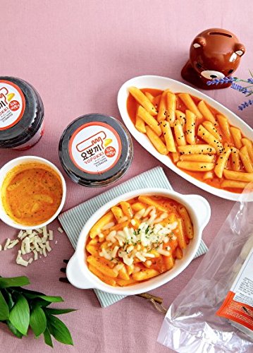 Yopokki Arroz Coreano preparado pastel paquete instantáneo (1 paquete, queso)