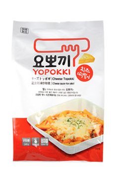 Yopokki Arroz Coreano preparado pastel paquete instantáneo (1 paquete, queso)