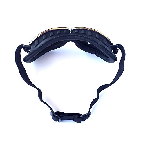 Yopria Retro Gafas Moto Mascara Vintage Aviadoras Aviator Scooter Gafas Jet Casco Vintage Ski Biker Cruiser Sport Oldtimer Moto Motocicleta Goggles Harley y Chopper