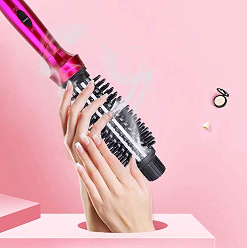 YOSAN 2 en 1 Rizador de Pelo rizador eléctrico Doble Voltaje Cerámica Turmalina Anti-Scald Instant Heat Pinza para rizar Pelo Corto y Largo con,for All Hair Types