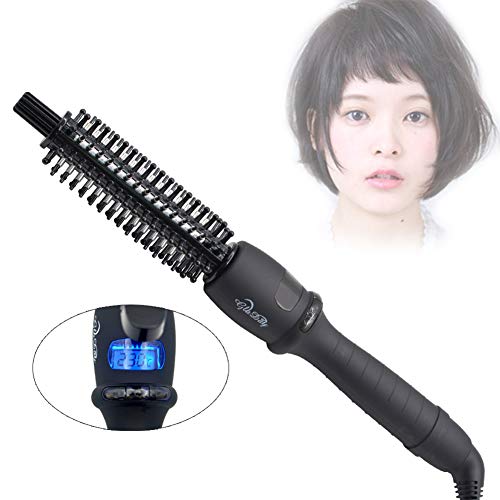 YOSAN 2 en 1 Rizador de Pelo rizador eléctrico Doble Voltaje Cerámica Turmalina Anti-Scald Instant Heat Pinza para rizar Pelo Corto y Largo con,for All Hair Types
