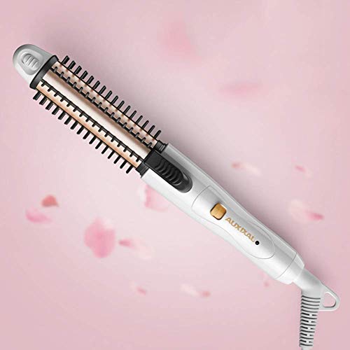 YOSAN Cabello Lacio Portátil 3 en 1 Rizador De Pelo para Maíz rizador eléctrico Doble Voltaje Cerámica Turmalina Anti-Scald Instant Heat Pinza para rizar Pelo Corto y Largo con,for All Hair Types