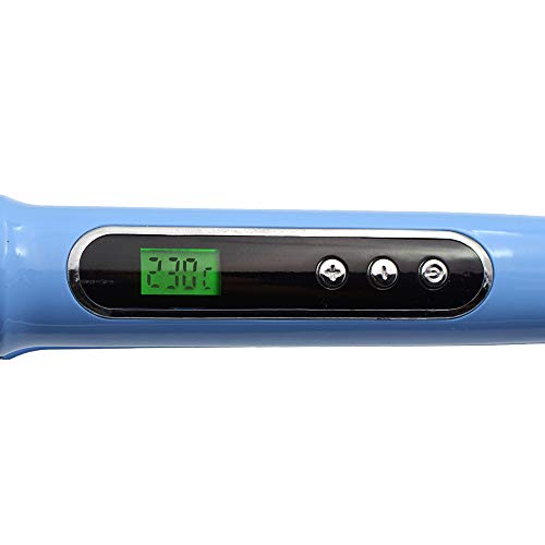 YOSAN Cepillo Moldeador 3 en 1 Rizador de Pelo rizador eléctrico Doble Voltaje Cerámica Turmalina Anti-Scald Instant Heat Pinza para rizar Pelo Corto y Largo con,for All Hair Types