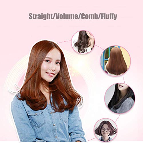 YOSAN Cepillo Moldeador Rizador de Pelo rizador eléctrico Doble Voltaje Cerámica Turmalina Anti-Scald Instant Heat Pinza para rizar Pelo Corto y Largo con,for All Hair Types