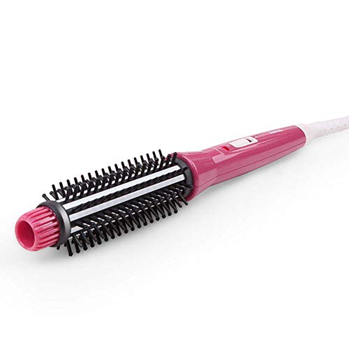 YOSAN Cepillo Moldeador Rizador de Pelo rizador eléctrico Doble Voltaje Cerámica Turmalina Anti-Scald Instant Heat Pinza para rizar Pelo Corto y Largo con,for All Hair Types