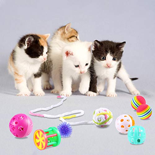 Yosemy Juguetes para Gatos Interactivos, Mascota Gato Captura Juguetes De Entrenamiento, 20 Piezas