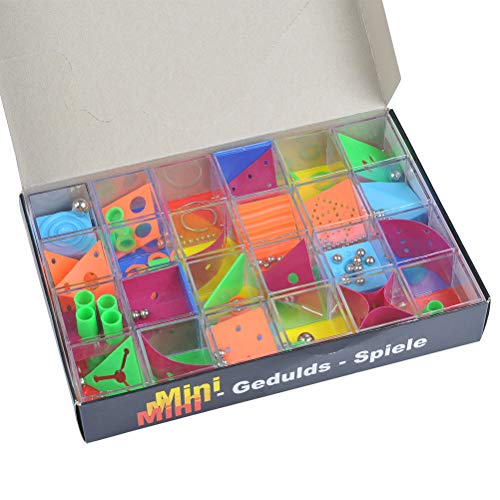 YOTINO 24 Juegos de Habilidad Mini Juegos Rompecabezas Juego de Ingenio Paciencia con Niveles Diferentes Regalos de Fiesta para Niños, Adultos