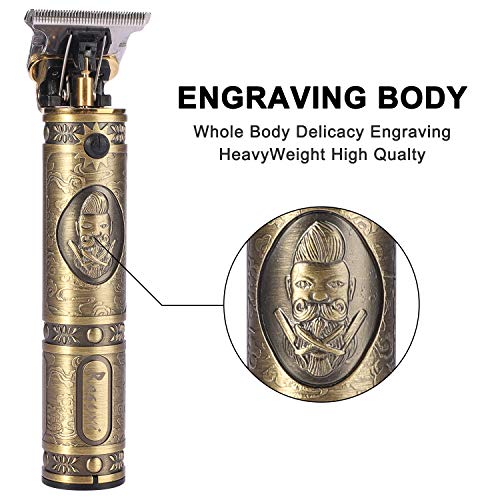 YOUKUKE Cortapelos para Hombres, Cortapelos Eléctrico con 4 Peines Guía, Profesional Recortadora para Barba y Pelo con Aceite de peluquería para Pelo, Facial y Cabeza