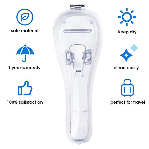 youmang - Estuche de Viaje con maquinilla de Afeitar Manual, Protector de plástico con maquinilla de Afeitar Manual - Adecuado para Gillette ProGlide, Gillette Fusion, Shick Quattro