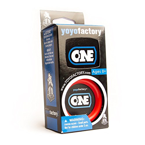 YoyoFactory One Yo-yo - Rojo (De Principiante a Profesional, Cuerda e Instrucciones Incluidas)