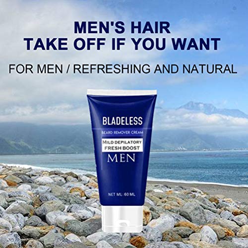 YOYSIR Crema Depiladora Masculina Depilación Crema Masculina Depilación Masculino Crema Depiladora Natural sin dolor para el antebrazo, pecho, espalda, piernas y brazos de hombres