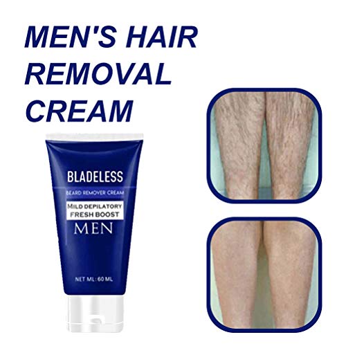 YOYSIR Crema Depiladora Masculina Depilación Crema Masculina Depilación Masculino Crema Depiladora Natural sin dolor para el antebrazo, pecho, espalda, piernas y brazos de hombres