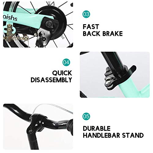 YSCYLY Balance De Bicicletas,Sin Pedal para 2-8 años con Freno ,For La ConduccióN Segura Juguetes For NiñOs De Balanc