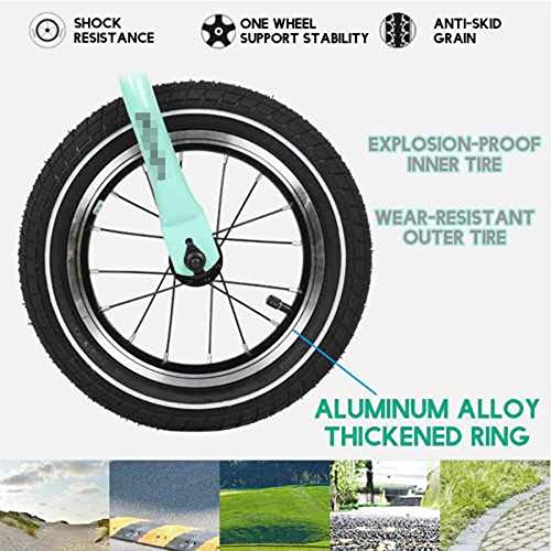 YSCYLY Balance De Bicicletas,Sin Pedal para 2-8 años con Freno ,For La ConduccióN Segura Juguetes For NiñOs De Balanc