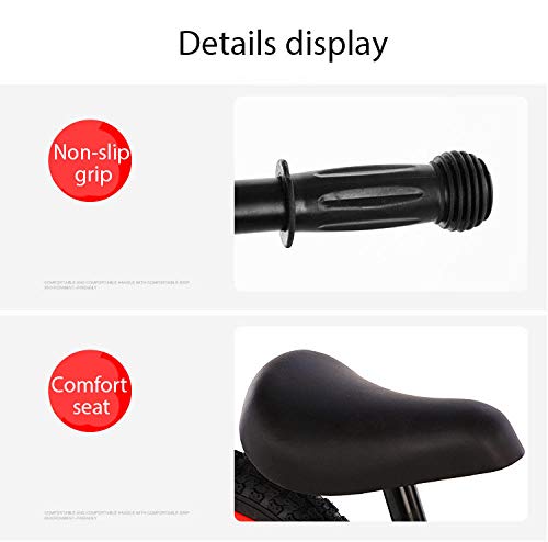 YSCYLY Bebé Bicicleta De Equilibrio,Vehículo de Equilibrio de 14 Pulgadas,For La ConduccióN Segura Juguetes For NiñOs De Balanc