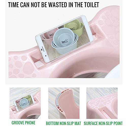 YSYW Original Taburete para Inodoro contra Hemorroides, Estreñimiento, Colon Irritable, Flatulencias, Distensión Abdominal/para Limpieza Intestinal, WC - Retrete - Hemorroides Home,Green