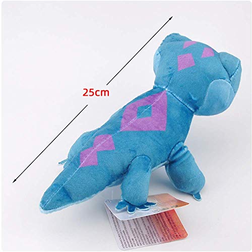 yuailiur Bruni Salamander Película Personaje Felpa Animal Relleno, Lagartija De Lagarto De Fuego De La Felpa Relleno Juguete Pequeños Niños Lindo Animal San Valentía Regalo Azul
