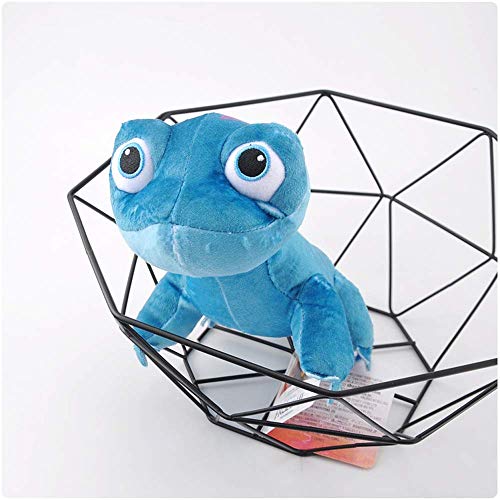 yuailiur Bruni Salamander Película Personaje Felpa Animal Relleno, Lagartija De Lagarto De Fuego De La Felpa Relleno Juguete Pequeños Niños Lindo Animal San Valentía Regalo Azul